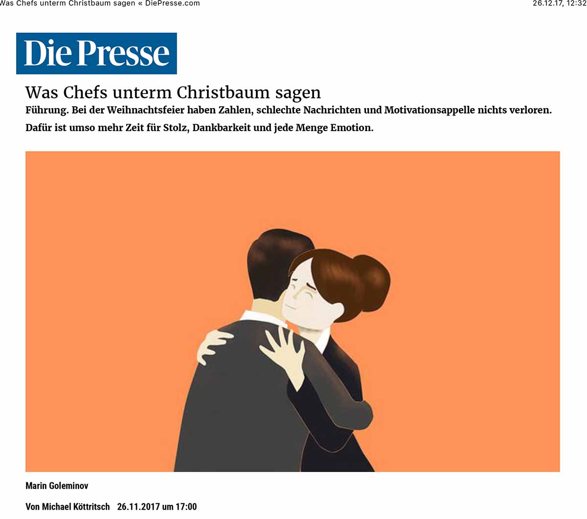 Was Chefs unterm Christbaum sagen DiePressecom 2